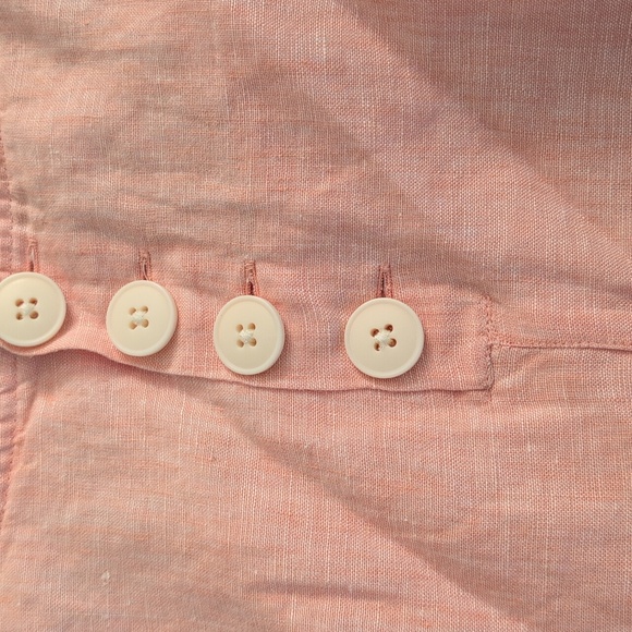 J.Crew Light Pink Coral Tunic Linen Shift Dress Size Small - Picture 10 of 10